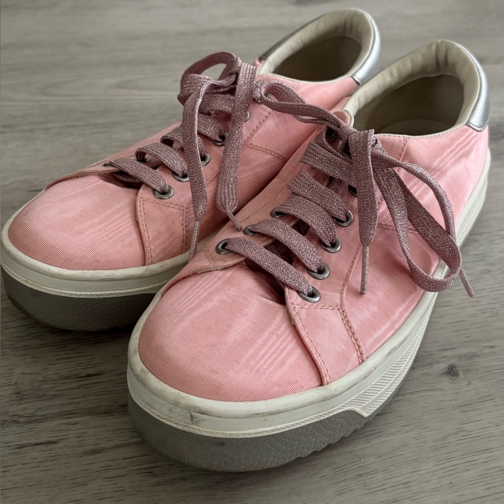 Marc Jacobs Pink and Silver Women's Sneakers